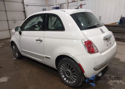 2012 Fiat 500 Lounge from USA, damaged, VIN 3C3CFFCR9CT122814
